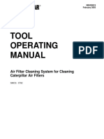 Tool Operating Manuals - Air Filter Cleaning System For Cleaning Caterpillar Air Filters-NEHS0819