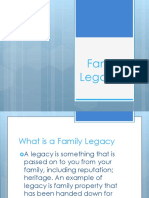 Family Legacies