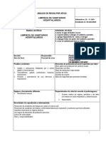 Riesgos y recomendaciones para limpieza de sanitarios hospitalarios