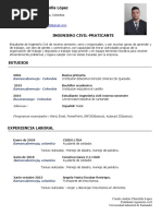 Hoja de Vida Camilo Chinchilla PDF