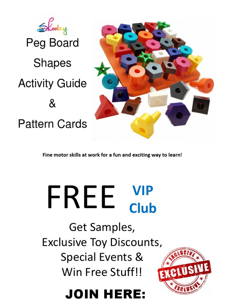 Shapes Pegboard Activity Guide.c PDF PDF
