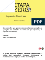 02 Etapa Zero - Matemática - Expressões Numéricas