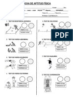 Test de Actitud Fisica Secundaria