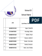 Attendance Sample