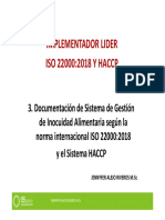 ISO 22000 HACCP Documentación SGIA