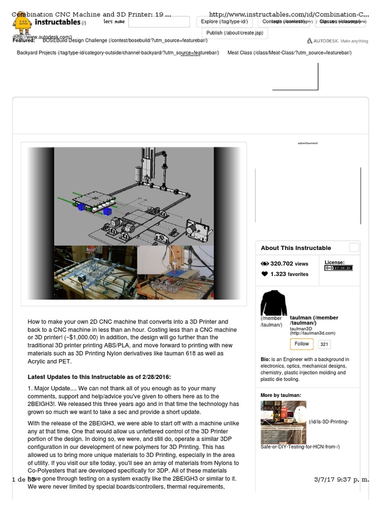 CNC To 3D Print | PDF | 3 D Printing | Numerical Control