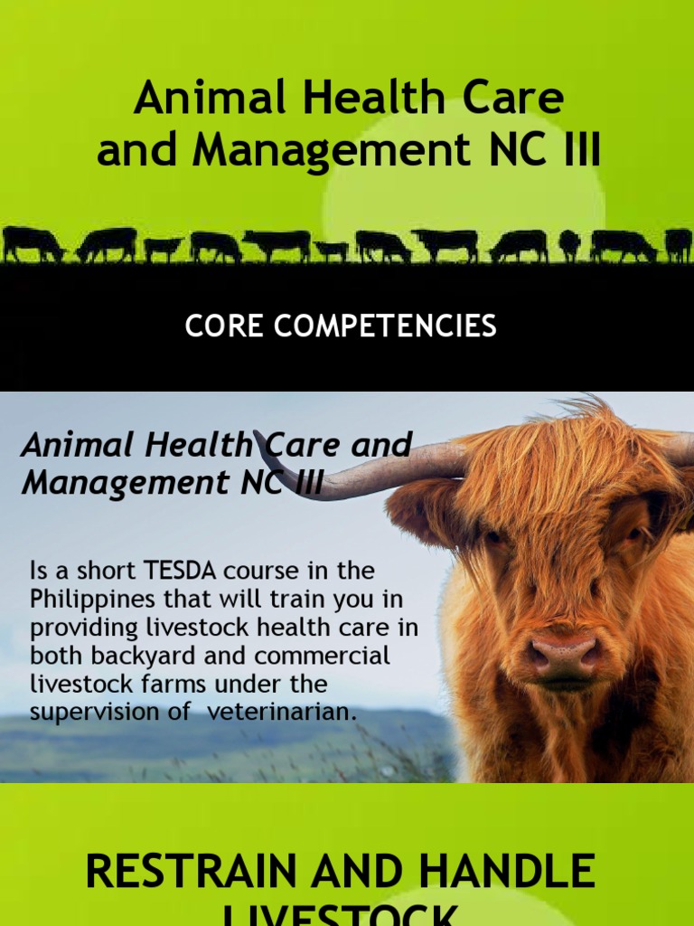Animal Health Care and Management NC III (Autosaved) PDF Injection