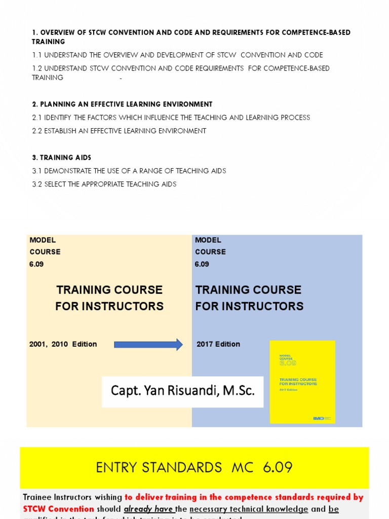 Overview STCW 2019 609 PDF | PDF | Navigation | Water Transport