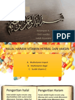 Halal Haram Vitamin Herbal Dan Vaksin