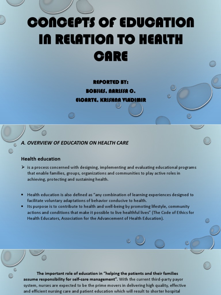 Health Education in Nursing Practice | PDF | Health Education | Learning
