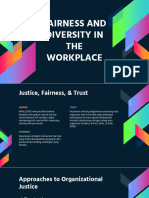 Fairness and Diversity in The Work Place
