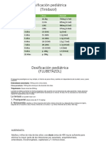 Dosificación pediátrica tinidazol edad peso dosis