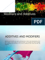 Additives and Modifiers