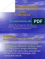 Implementasi Kebijakan Penggunaan Obat Rasional (Por) Di Indonesia