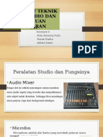 Perangkat Teknik Siaran Radio Dan Gangguan Penyiaran