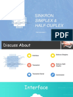 Sinkron Simplex & Half-Duplex