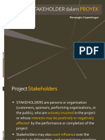 STAKEHOLDER Dalam PROYEK - PERTEMUAN 2