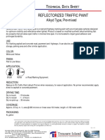 Reflectorized Traffic Paint Alkyd Type (TDS)