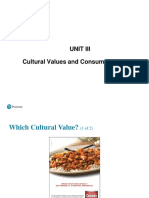 Unit III - Cultural Values