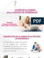 Integracion de La Familia en El Proceso de Aprendizaje