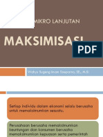 Materi 1 - Konsep Maksimisasi