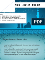 Asas Hukum Islam