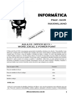 Informática - 3 MS Office 2016