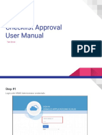 Checklist Approval User Manual - Taxi Driver