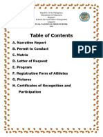 Table of Contents MAPEH