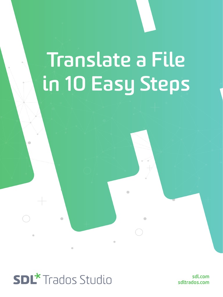 Translate Files Efficiently in SDL Studio | PDF | Human–Computer ...