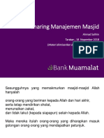 Materi Pelatihan Manajemen Masjid by RH For Share PDF