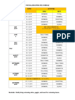 Pe Schedule