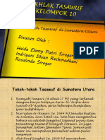 Tokoh-Tokoh Tasawuf Di Sumatera Utara