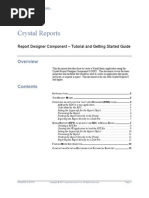 Crystal Reports Designer Component