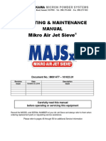 Operating & Maintenance Manual Mikro Air Jet Sieve