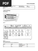 Volvo A35C Fuse and relay box