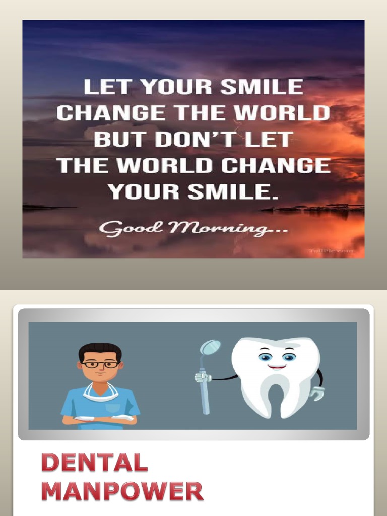 SUHNA Dental Manpower1 PDF Dental Hygienist Dentistry