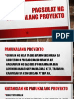 Pagsulat NG Panukalang Proyekto