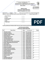 Berita Acara Dan Daftar Hadir Kelas X