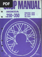 Honda CB, CL, SL 250-350 PDF | PDF