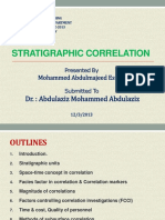 Stratigraphic Correlation