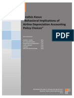 Behavioral Implications of Airline Depreciation