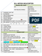 Bell 407GX Checklist