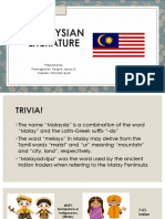 Malaysian Literature