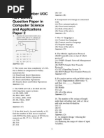 2012 December UGC NET Solved Question Paper in Computer Science and Applications Paper 2