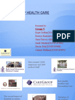 Caregroup Health Care: Group N