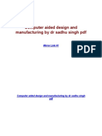 Computer Aided Design and Manufacturing by DR Sadhu Singh PDF