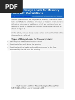 Concrete Masonry Lintel Design Guide | PDF | Masonry | Beam (Structure)