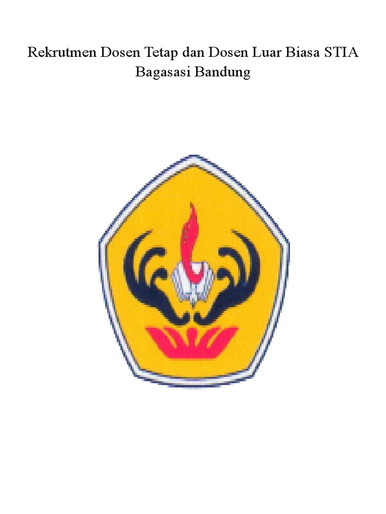 Contoh Rekrutmen Dosen Tetap Dan Dosen Luar Biasa Stia Bagasasi Bandung