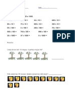 Multiplicações por 10, 100 e 1000